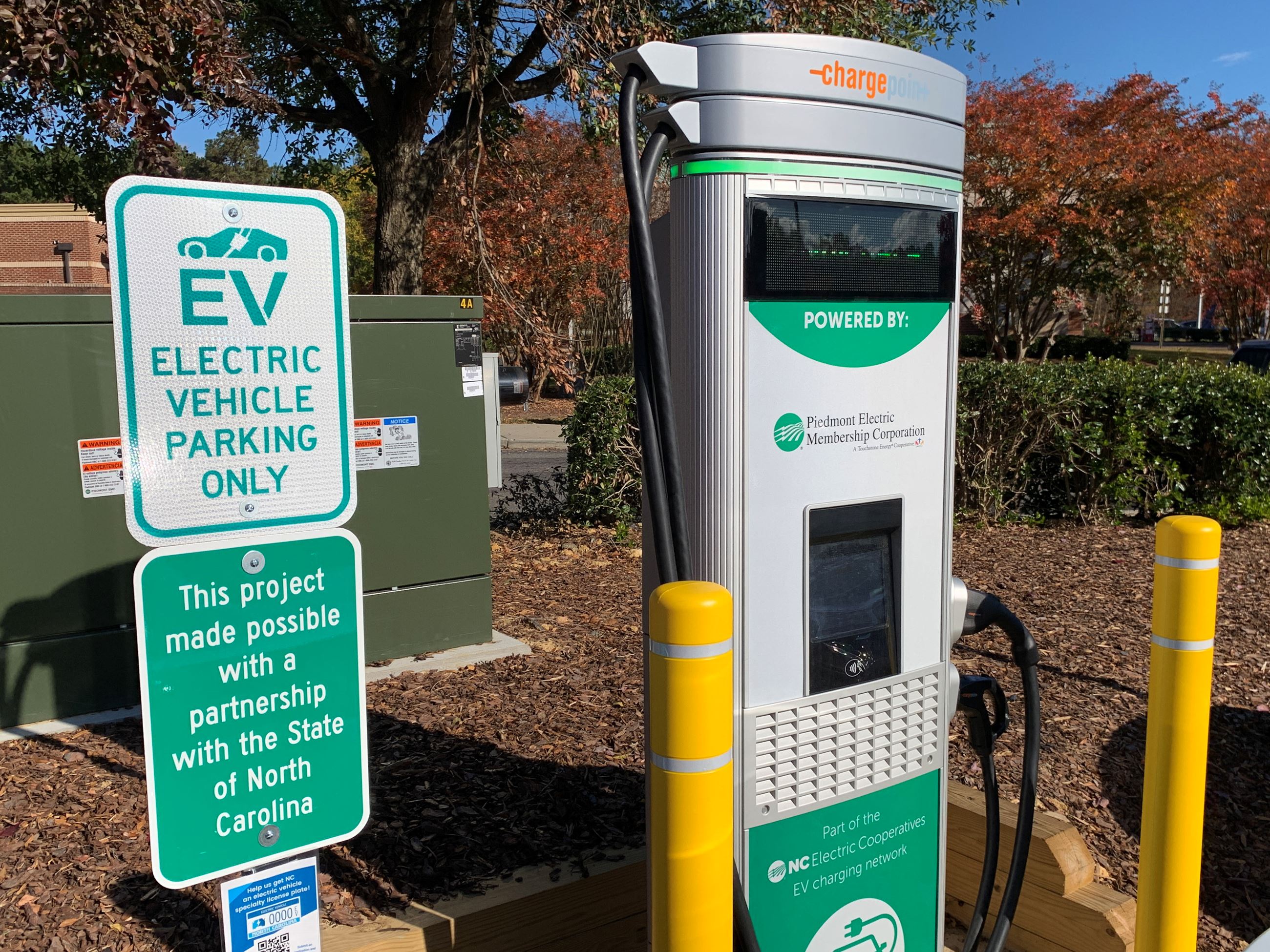 ev charging at carrboro plaza 2021