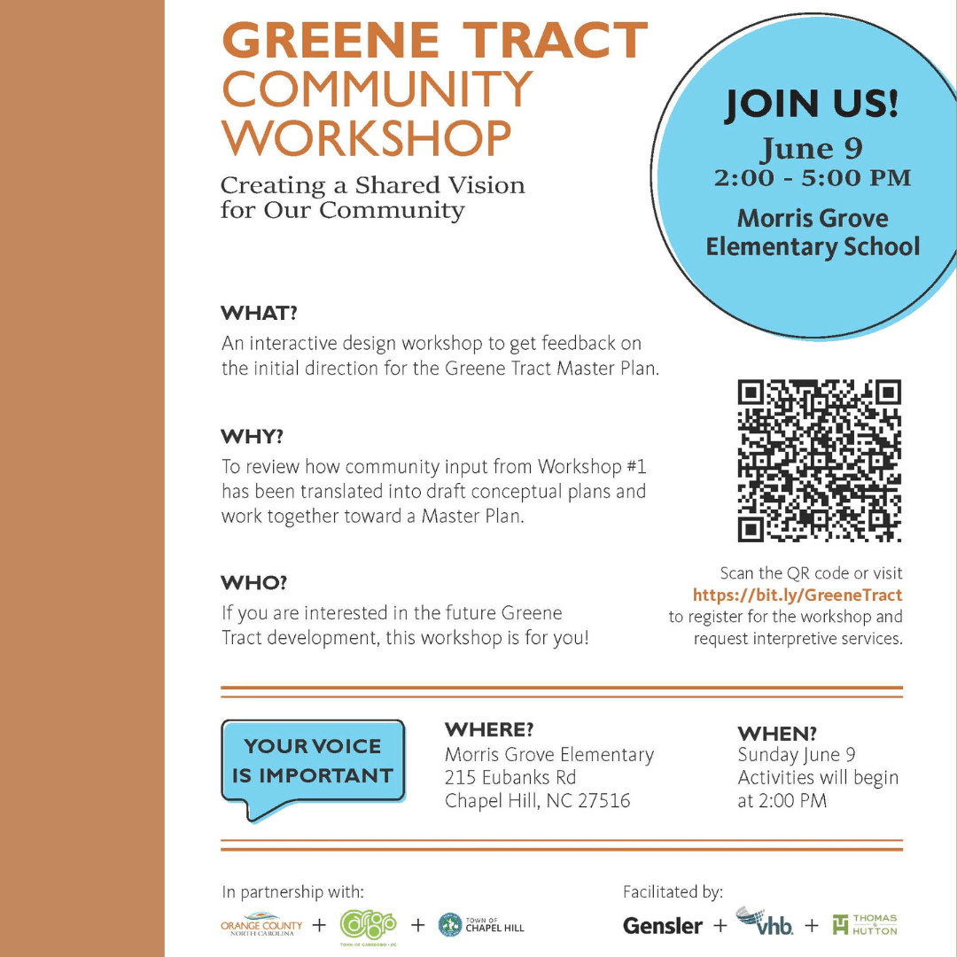 Greene Tract Workshop 