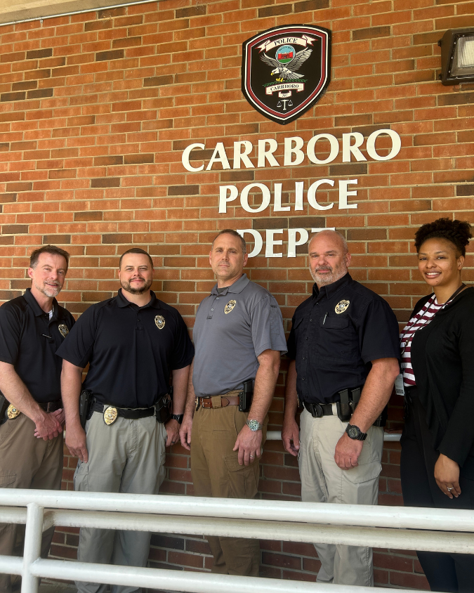 Carrboro Police Department leadership team 