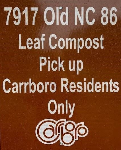 Leaf Compost Sign